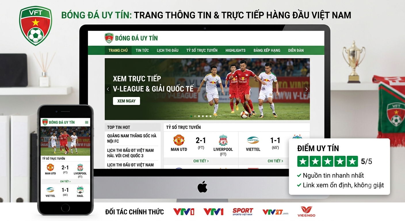 web bóng đá uy tín