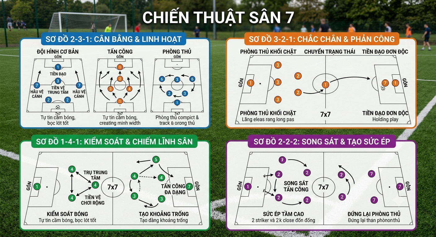 chiến thuật sân 7